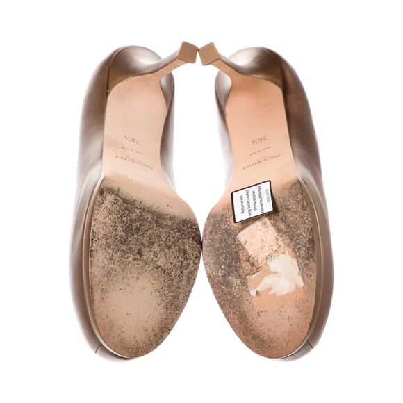 Yves Saint Laurent Tribtoo 80 Pumps
Brown & Metallic - Picture 7 of 7